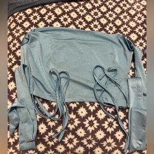 Elegant Blue Women's Top